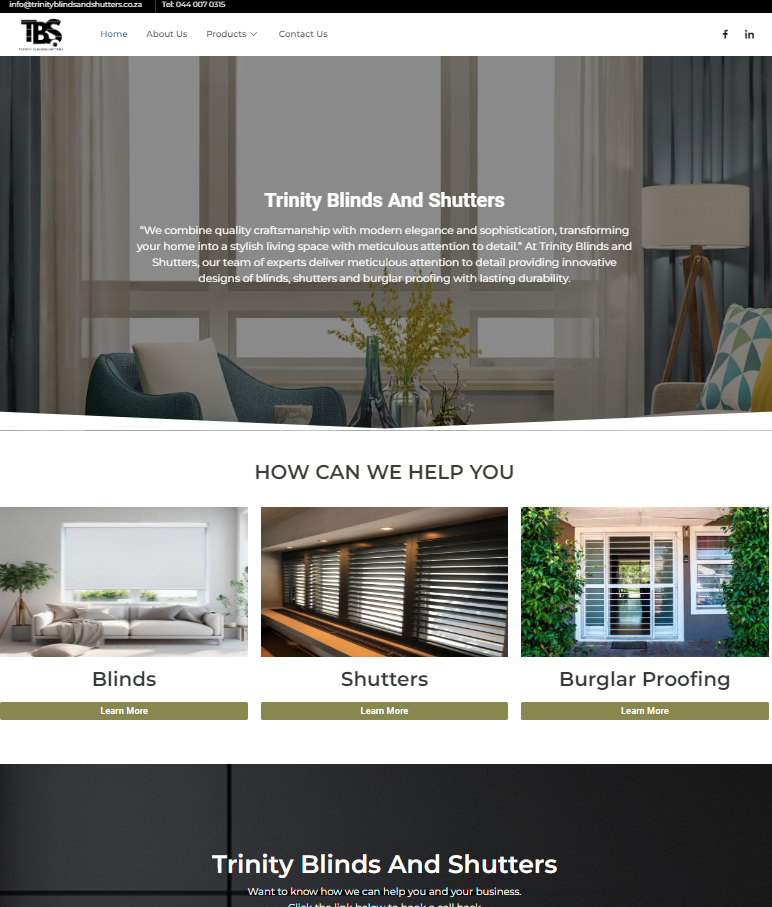 Trinity Blinds And Shutters